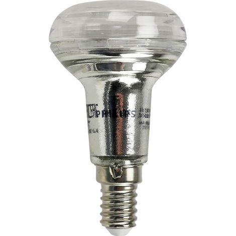 PHILIPS Lampe LED 1,4W R50 E14, blanc chaud, non dimmable