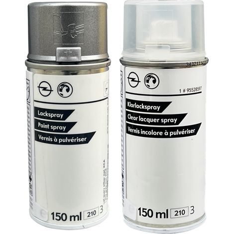 Pintura Original para OPEL KCA Set 2x150ml Spray Gris Cuarzo Perlado Met. (1/5)