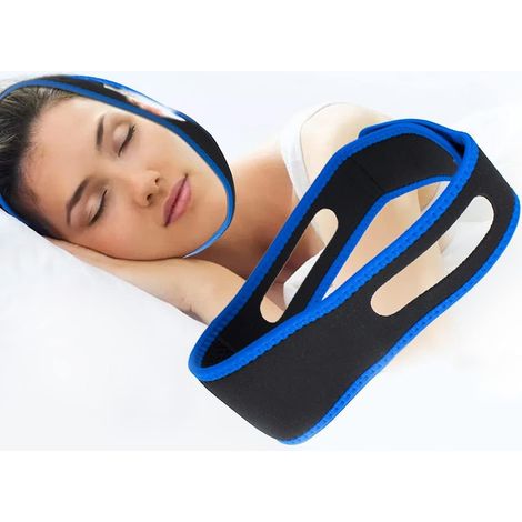 Mentonnière anti-ronflement ajustable pour une aide efficace au sommeil (1/4)