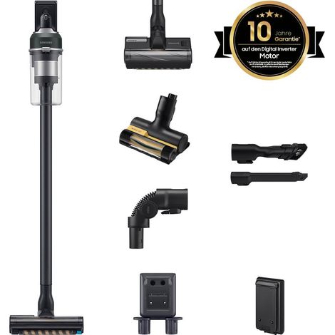 Samsung VS20C85G2TN Aspirapolvere a scopa 2 in 1 Batteria a secco senza sacco Cromo, Nero 2200 Ah