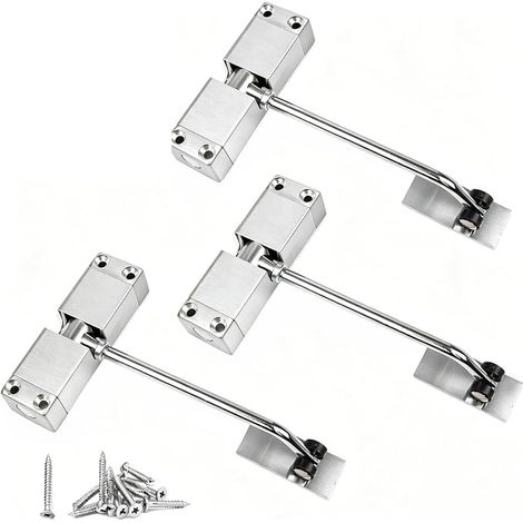 Lot de 3 ferme-portes automatiques pour portes lourdes, amortisseurs de (1/5)