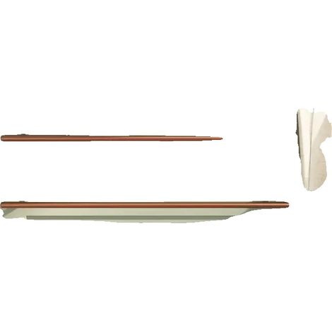 Tiradores para armarios, material de acero resistente, elegante acabado en bronce, color marrón. (1/2)