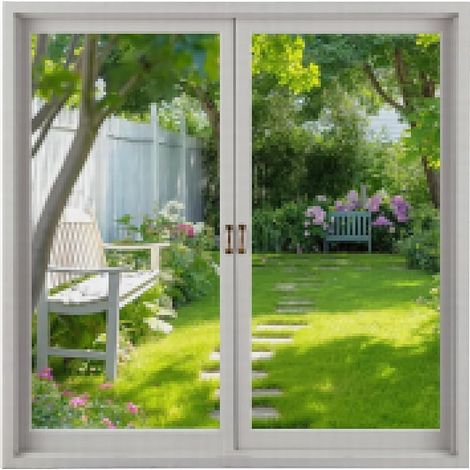 Moustiquaire Fenêtre 130 x 150 cm, Moustiquaire Transparente Universelle pour Fenêtre, pas de Perçage ni de Vissage, Fixation avec 12 Aimants [Noir] (1/5)