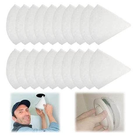 20 pièces filtre conique DN 125, système de ventilation filtrant G4, filtre conique, longueur 180 mm tapis filtrants pour systèmes de ventilation, convient à tous les types de système (1/5)
