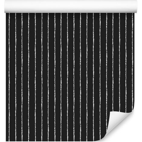 Klassische vertikale Streifentapete für Wohn- und Schlafzimmer, 50 x 1000 cm (1/5)