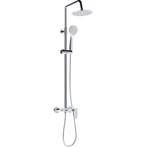 Colonna doccia INOX da 25 nera opaca KALLA