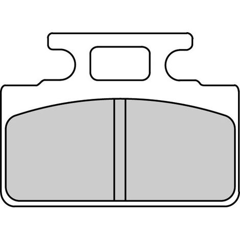 Plaquette de frein Ferodo pour Scooter Honda 80 Nh Lead 1986 AV / (1/2)