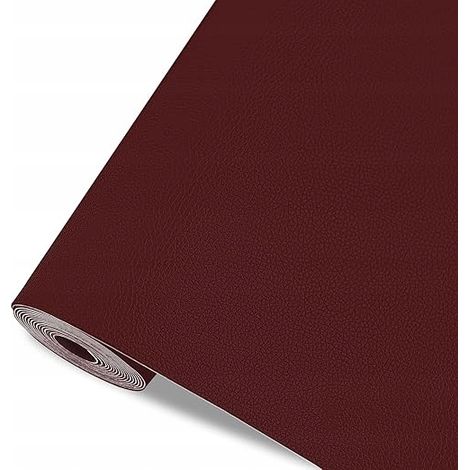 Toppa autoadesiva per riparazioni in pelle Tarocat, rosso bordeaux, 40x300 (1/5)