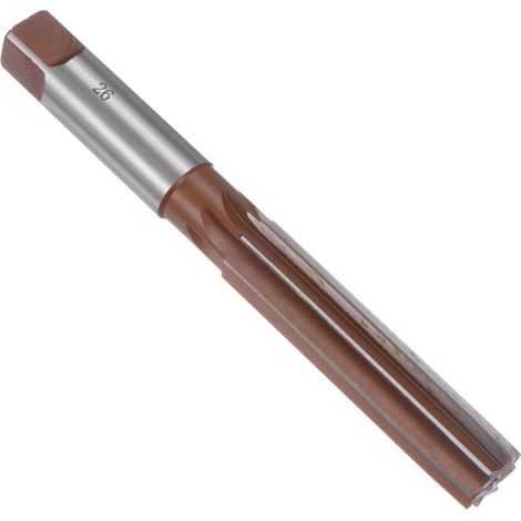 Alésoir Manuel en Acier d'Outil Allié H8 de 26mm avec 8 Cannelures Droites pour le Fraisage Manuel d'Acier Métrique, Foret de Perçage pour le Métal (1/5)