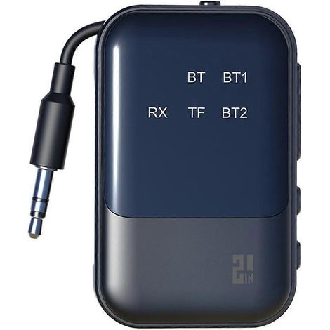 Émetteur-récepteur Bluetooth 2 en 1, récepteur audio sans fil, émetteur, adaptateur audio AUX pour voiture/avion/TV (1/5)