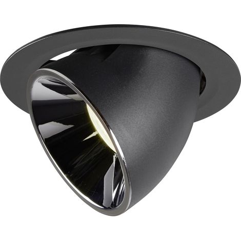 Plafonnier encastré à LED 4000 K 37,4 W 3750 lm Noir 55 degrés (1/4)