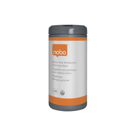 TOALLITAS LIMPIADORAS BIODEGRADABLES PARA PIZARRAS NOBO (PACK DE 100)