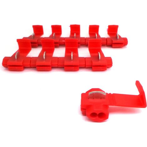 Connecteur rapide pour fils électriques, lot de 10. (1/5)