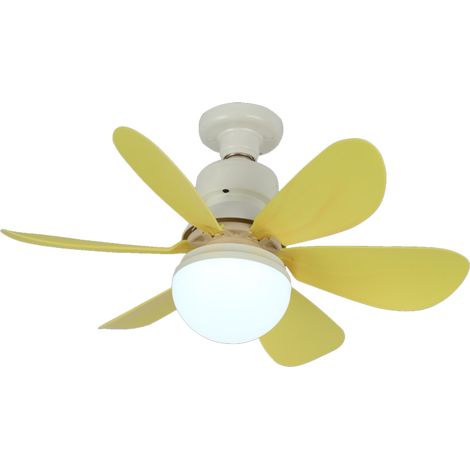 E27 Ventilatorlampe mit dreifarbiger Dimmfunktion für Zuhause, Schlafzimmer, Kinderzimmer, Arbeitszimmer oder Wohnzimmer. Stufenlos dimmbar mit Timer-Funktion und Fernbedienung.
