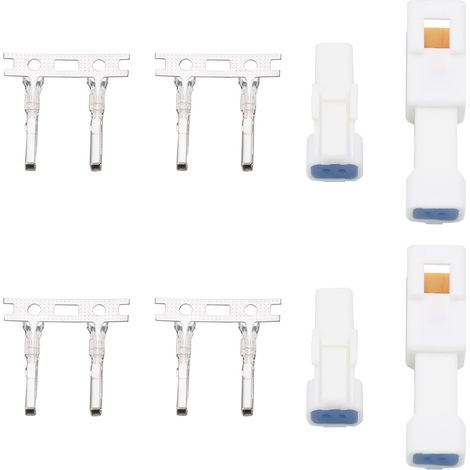 10 Jeux de Connecteurs JST à 2 Broches Prise Mâle Femelle Mini Boîtier étanche 02T/02R-JWPF pour Prise de Faisceau de Câblage Automobile (1/5)