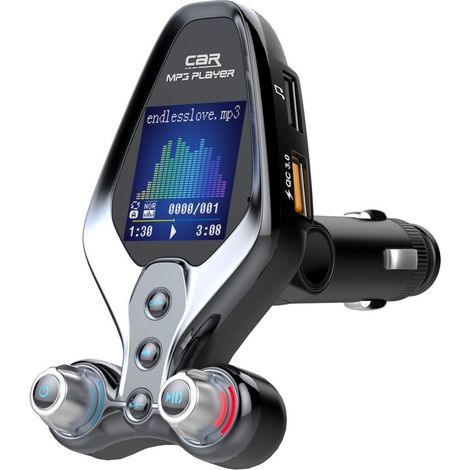 BT26 Neuer Auto-MP3-Player mit Bluetooth 5.0, Freisprecheinrichtung, QC3.0 und FM-Transmitter (1/3)