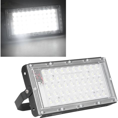 12V Niedervolt-LED-Strahler, wasserdicht, 50W, mit Klemme, für die Außenbeleuchtung von Haus und Garten, Notfälle und Camping. (1/5)