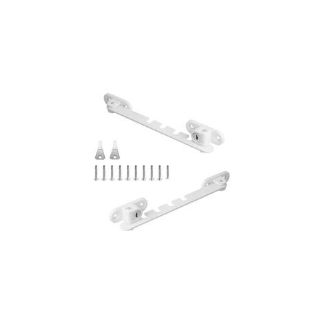 Lot de 2 Bloque-Fenêtres à Clé 16cm - Entrebâilleur 5 Positions sans Perçage pour Fenêtres PVC et Alu - Sécurité Enfants et Animaux (1/4)