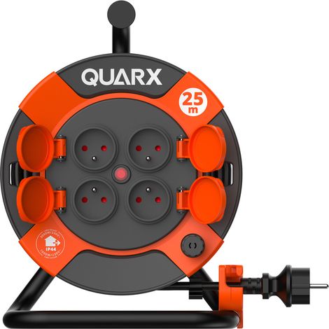 ENROULEUR CÂBLE ÉLECTRIQUE CHANTIER NF QUARX 25M - 3X2,5MM² GAO