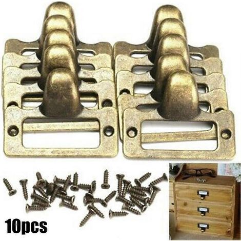 Il a duré 10 pièces. Porte-étiquettes pour documents, étui pour boîte à bijoux, porte-cartes de visite, pratique à utiliser (1/4)