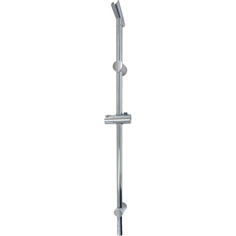 tecuro Brausestange 90 cm Wandstange SUN - mit variablen Wandbefestigungen, verchromt (1/5)