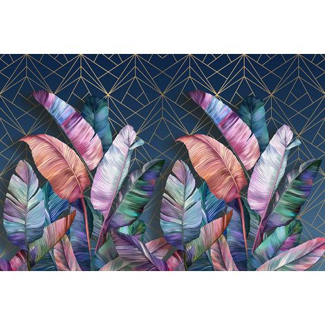 Papier peint panoramique - Plantes tropicales - 130 cm x 87 cm (1/2)