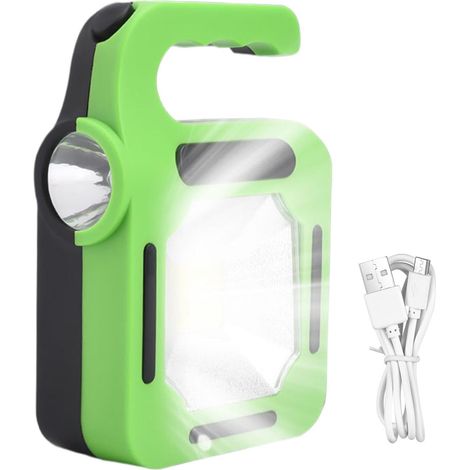 LED-Taschenlampe, schwarze LED-Taschenlampe, LED-Notfall-Taschenlampe, Taschenlampe für Camping und Wandern, multifunktionale, leistungsstarke Taschenlampe, wiederaufladbare Taschenlampe