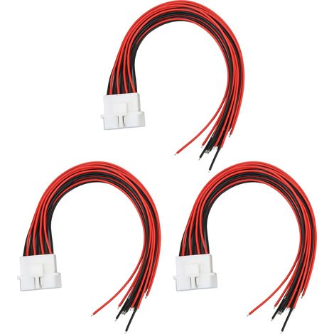 Connecteur OBD2 mâle 16 broches, câble extension diagnostic universel 30 cm, 3 pièces pour voiture (1/5)