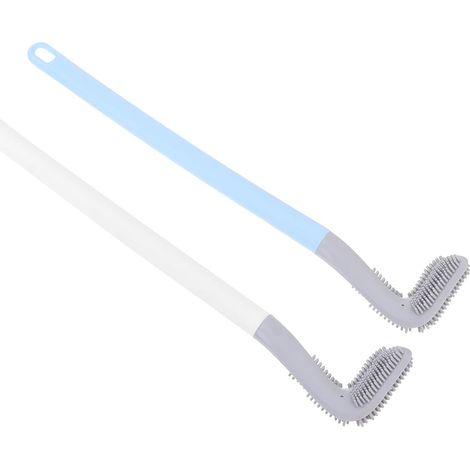 Brush with Cleaning Head and Hanging Design 2 Pieces Made of