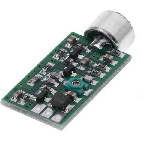 Carte module émetteur FM 0,7-9 V 88-108 MHz, module de transmission audio, microphone FM, capteur sans fil, carte de base MIC émetteur FM V4.0 (1/5)