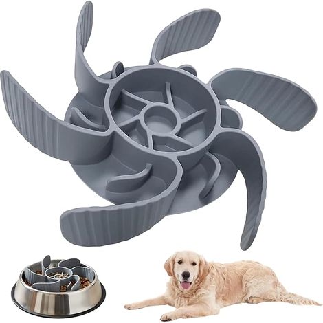 Dog Bowl in Silicone – 18 cm Slow Meal Mat Suitable for Bowls (1/5)