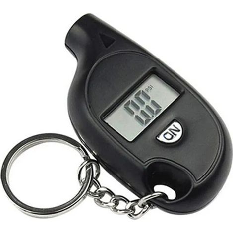 Manomètre porte-clés à affichage numérique LCD pour pneus de voiture et de moto