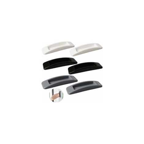 Poignée autocollante pour porte coulissante Poignée auxiliaire de cuisine,(6Pcs,trois couleurs) - Crezuo (1/4)