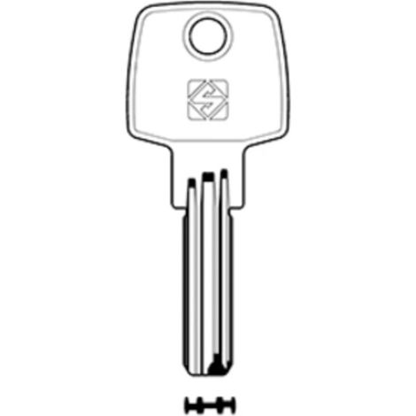SILCA CS48 CHIAVE PUNZONATA OTTONE Q.TA 5