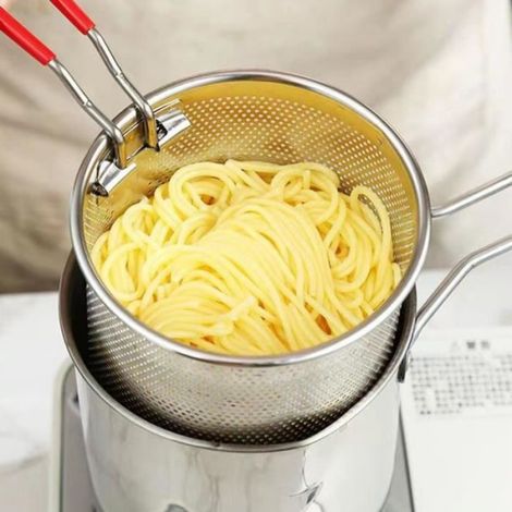 Friteuse - Acier Inoxydable 304 - 1200 ml - Compatible Tous Feux Y Compris Induction - 1 Pièce (1/4)