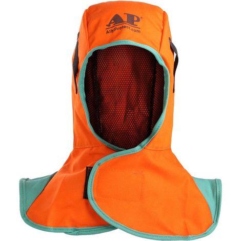 Capuchon Protection Soudage - Tissu Ignifuge Lavable - Pour Protection Tête Cou Visage Pendant Soudage - 1 Pièce (1/5)
