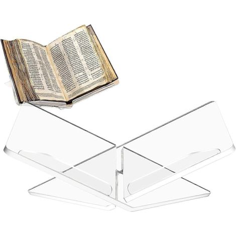 Buchständer aus Acryl, Leseständer, Kochbuchständer, Kochbuchpräsentationsständer