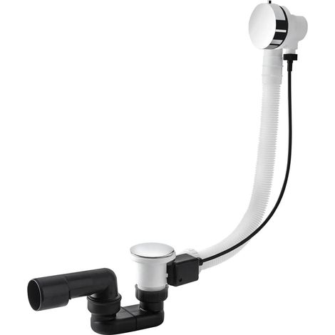 Badewannen-Überlauf mit Automatikablauf MINIMALISTA I 70 cm, Chrom