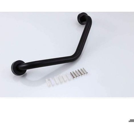 Barre D'Appui - Inox - Pour Baignoire - 43 cm - Noir - 1 Pièce (1/4)