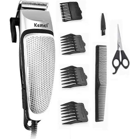 Tondeuse électrique Kemei KM-4639, tondeuse à cheveux professionnelle, tondeuse à barbe silencieuse pour usage domestique, prise européenne (1/5)