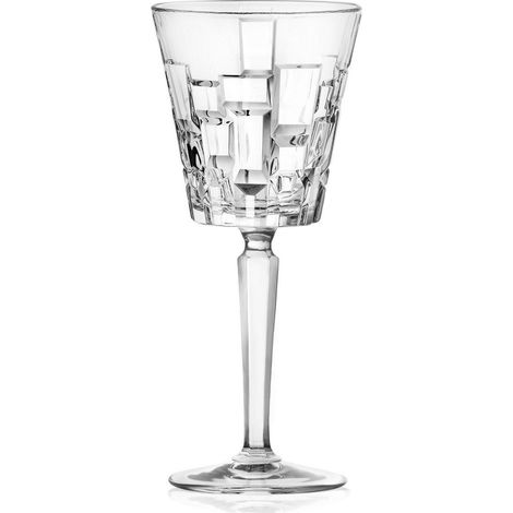 RCR Cristalleria Italiana Etna - 3 - Set da 6 Calici Vino in Vetro (1/3)