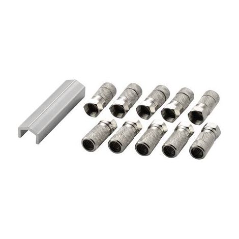 Connettore F conrad components 742699 diametro cavo 7 mm 10 pezzi