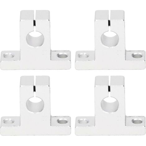 4 supports de guidage linéaires en aluminium pour tige de serrage de rail de 10 mm de diamètre SK10
