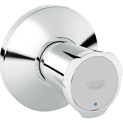 Grohe – Robinet encastré Costa superstructure – Profondeur d'encastrement réglable 10-35mm – Poignée métallique isolée thermiquement – Marquage bleu (1/5)