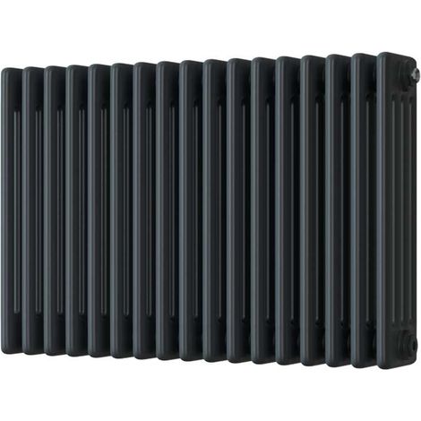 Alpha - Anthracite Column Radiator H500mm x W768mm 4 Column