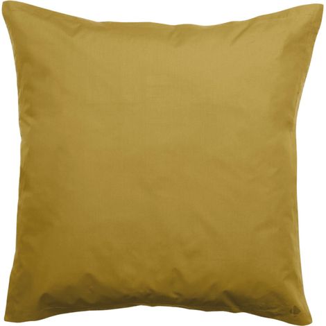 Taie d'oreiller uni percale de coton MANOIR 65x65 cm (1/5)
