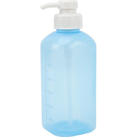 Bouteille de douchette portable 600ml pour voyage, nettoyage nasal et hygiène intime, presse manuelle pour toilettes (1/5)