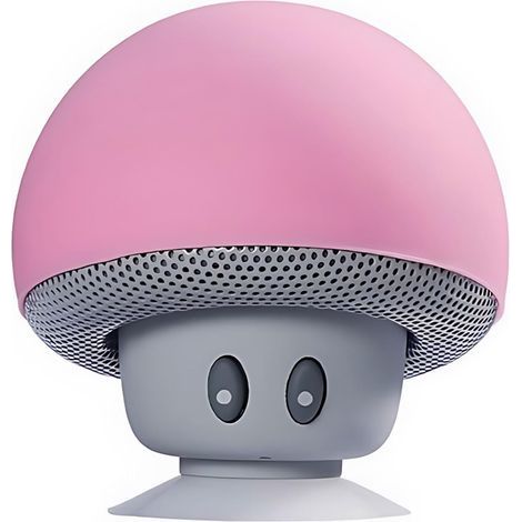 Tragbarer Bluetooth-Lautsprecher, Pilzlautsprecher, Bluetooth V2.1 mit Saugnapf, kompatibel mit iPad, iPhone und Android-Smartphones (1/5)