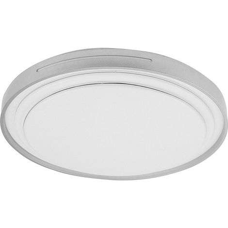 Plafon Argus 36w 3000-4000-6500k Blanco/Plata 3528lm 7,5x39x39cm C/remoto Y Reg.intensidad