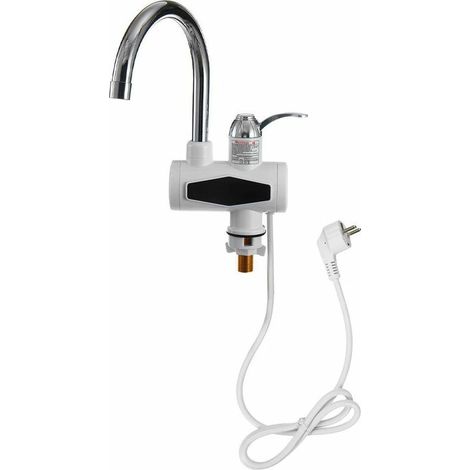 CCYKXA Basin Faucet, Kitchen Faucet, Instant Electric Water Heater with LED Display, EU Plug (1/5)